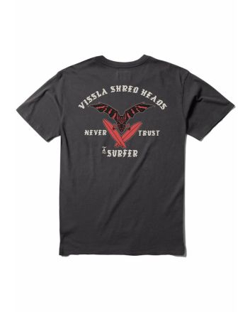 Camiseta de manga corta con bolsillo Vissla Bat Bandito PKT Phantom para hombre