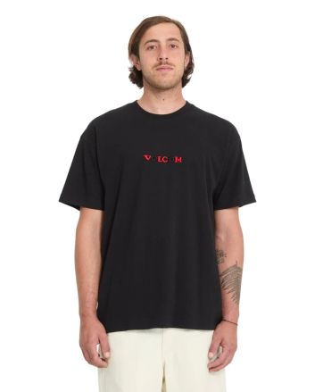 Hombre con Camiseta Volcom FA Seth Conboy Negra