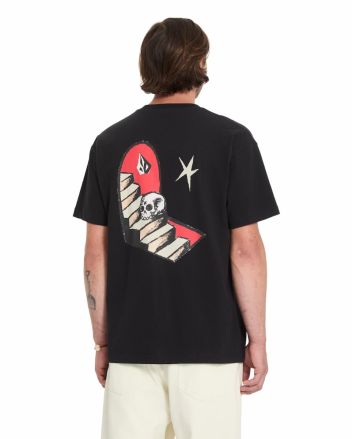 Hombre con Camiseta Volcom FA Seth Conboy Negra