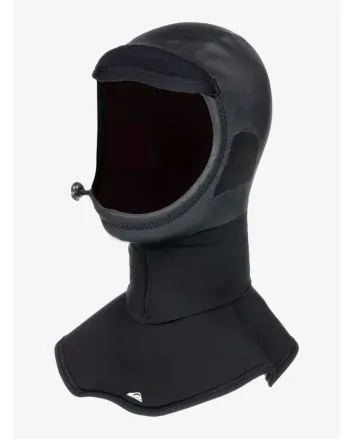 Capucha de neopreno para surf Quiksilver 2mm Marathon Sessions Negra para hombre