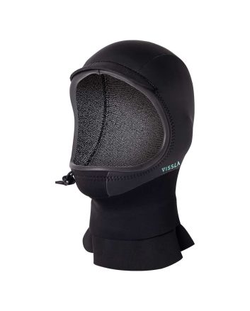 Capucha de neopreno Vissla North Seas 3mm Hood negra para hombre