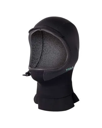 Capucha de neopreno Vissla North Seas 3mm Hood negra para hombre