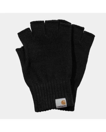Guantes sin dedos Carhartt WIP Mitten Negros Unisex