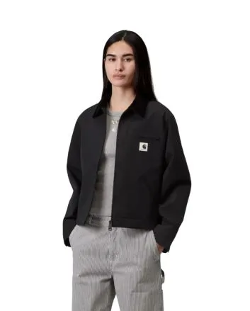Mujer con chaqueta Carhartt WIP W' Newkirk Summer Jacket Negra
