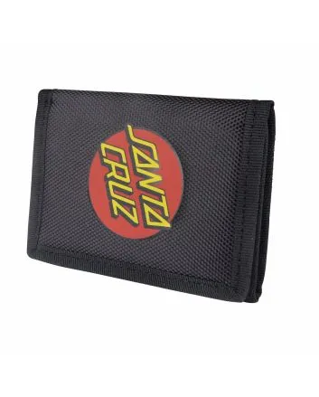 Cartera Santa Cruz Classic Dot Wallet negra para hombre