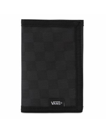 Cartera de velcro Vans Slipped Negro-Gris Carbón para hombre
