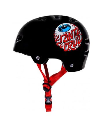 Casco Skateboard Infantil Bullet x Santa Cruz Eyeball negro