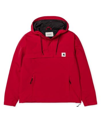 Chaqueta con capucha Carhartt Wip W' Nimbus Pullover Summer roja para mujer 