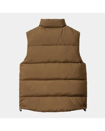 Chaleco acolchado e impermeable Carhartt WIP Springfield Vest Marrón Tamarind-Buckeye para hombre