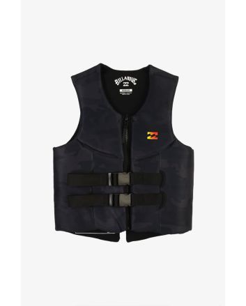 Chaleco para Wakeboard Billabong All Day CGA ISO EU Negro Camo para hombre