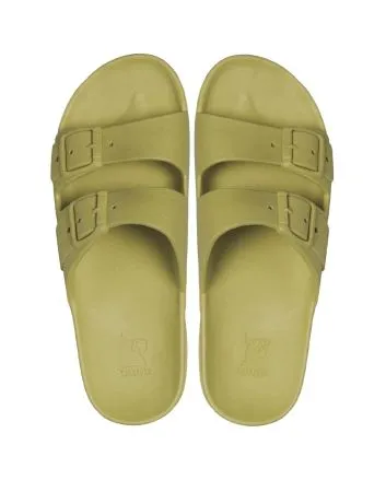 Sandalias Ecológicas Cacatoès verde oliva para mujer