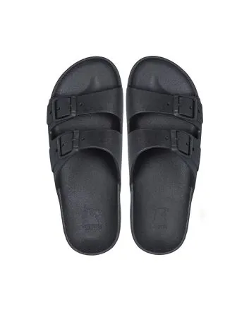 Chanclas ecológicas Cacatoès Rio de Janeiro negras Unisex