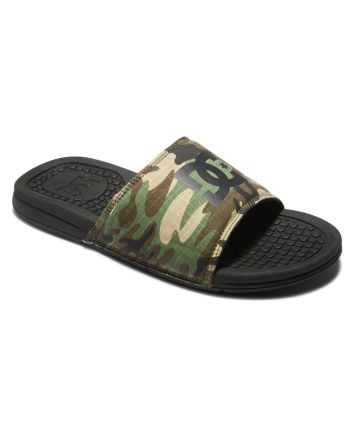 Chanclas DC Shoes Slider Bolsa negras camuflaje para hombre