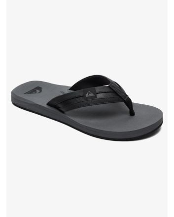 Sandalias Quiksilver Carver Squish negras y grises para hombre