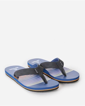 Chanclas Rip Curl Ripper Azules y Naranjas para hombre