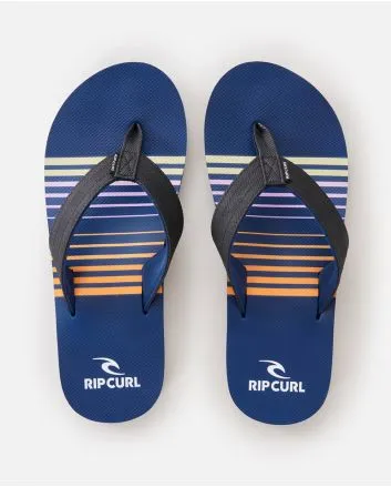 Chanclas Rip Curl Ripper Azules y Naranjas para hombre