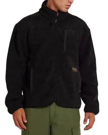 Hombre con Chaqueta Deus Wallace Sherpa Fleece Jacket Antracita