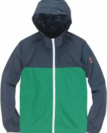 Chaqueta ligera y resistente al agua Element Alder Light 2 Tones Boy verde para chico