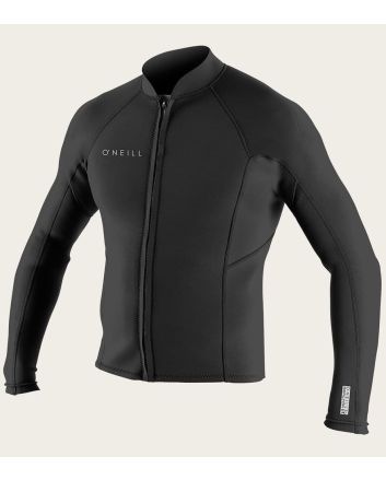 Chaquetilla de neopreno O'Neill Reactor 2 con cremallera frontal 1.5mm negra para hombre