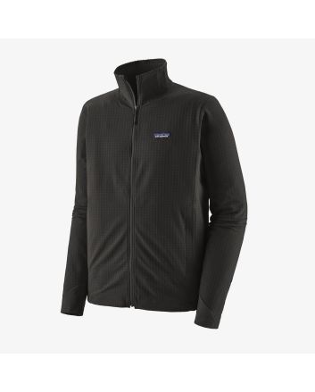 Chaqueta impermeable Patagonia R1 TechFace negra para hombre 