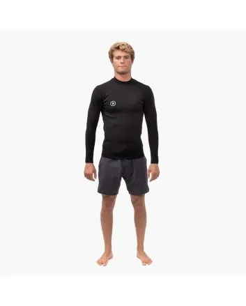 Hombre con Chaquetilla de Neopreno con cremallera posterior Vissla 7 Seas 1mm Negra