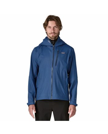 Hombre con Chubasquero plegable Patagonia M's Granite Crest Rain Jacket Azul