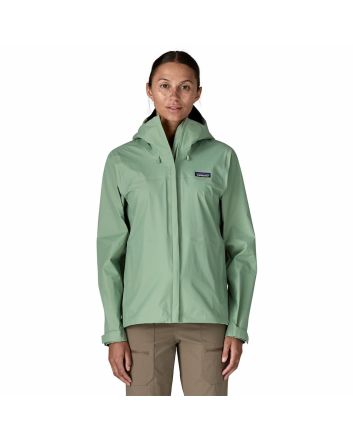 Mujer con chaqueta impermeable plegable Patagonia Torrentshell 3L Verde Ellwoood Green