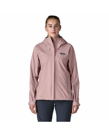 Mujer con chubasquero Patagonia Torrentshell 3L Rain Jacket Quiet Violet