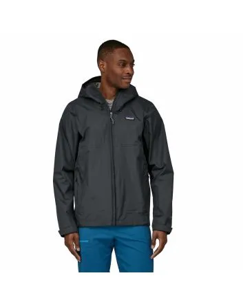 Hombre con Chubasquero plegable Patagonia M's Torrentshell 3L negro