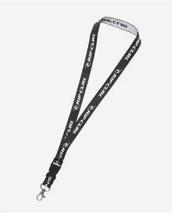 Cinta para llaves Rip Curl RC Corp Lanyard Negra Unisex