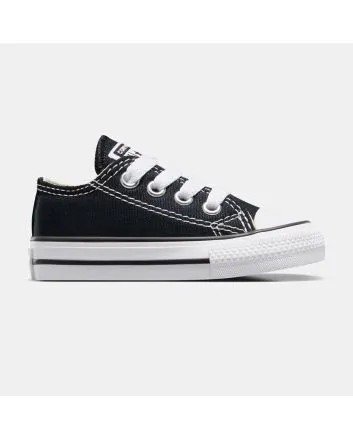 Zapatillas bajas Converse Chuck Taylor All Star Classic Low Top negras para niños de 1 a 4  años