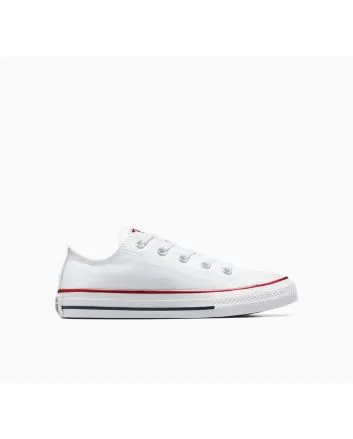 Zapatillas Converse Chuck Taylor All Star Classic Low Top blancas para niños de 4 a 8 años