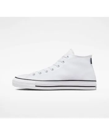 Zapatillas de Skate Converse CONS Chuck Taylor All Star Pro Mid Blancas Unisex