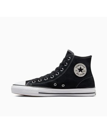 Zapatillas para Skate de ante Converse CONS Chuck Taylor All Star Pro negras y blancas