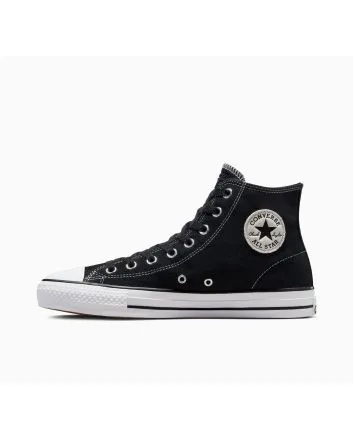 Zapatillas para Skate de ante Converse CONS Chuck Taylor All Star Pro negras y blancas