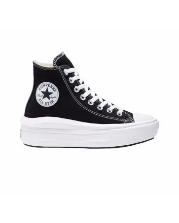 Zapatillas con plataforma Converse Chuck Taylor All Star Move Hi Negras y Blancas