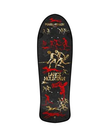 Tabla de Skate Powell Peralta Bones Brigade Series 16 Lance Mountain 9.90'' x 30.67'' Negra Edición Limitada