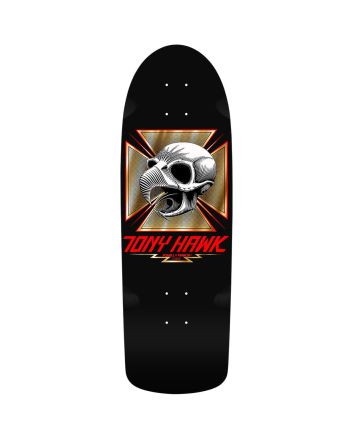 Tabla de Skate Powell Peralta Bones Brigade Series 16 Tony Hawk 10'' x 30.05'' Negra - Edición Limitada 