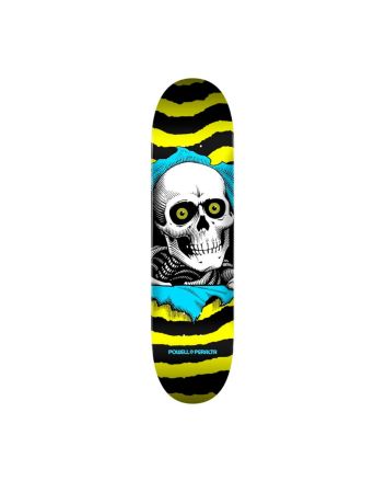 Tabla de skate Powell Peralta Ripper Birch 7in x 28in Amarillo Azul