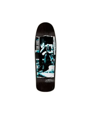 Tabla de skate Santa Cruz Knox Punk Reissue 9.89 pulgadas con gráfico punk Tom Knox old school