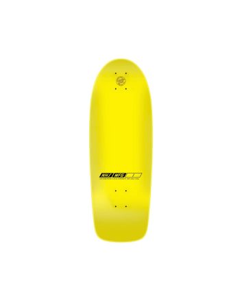 Santa Cruz Malba Crash Test Reissue 10.03in tabla de skate old school amarilla