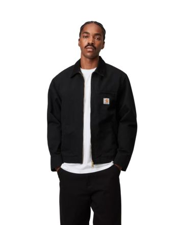 Hombre con cazadora ligera Carhartt WIP Detroit Jacket Summer Negra