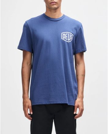 Camiseta Deus Ex Machina Harajuku Address Mechanic Blue