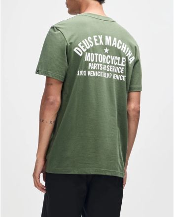 Camiseta Deus Ex Machina Venice Address Pine Green