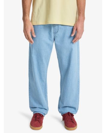 Hombre con vaquero elástico Quiksilver Taxer Regular Denim azul