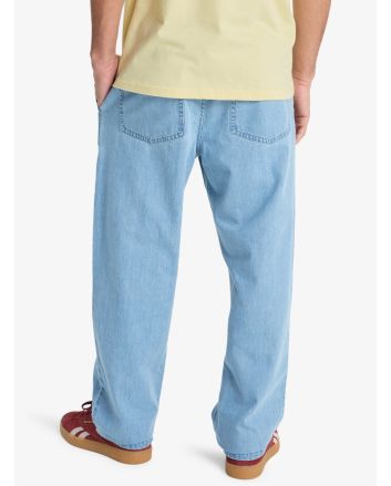 Hombre con vaquero elástico Quiksilver Taxer Regular Denim azul