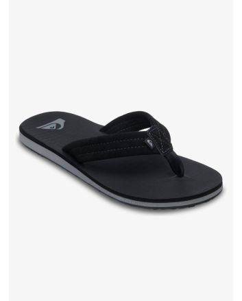 Sandalias Quiksilver Carver Suede negras para hombre