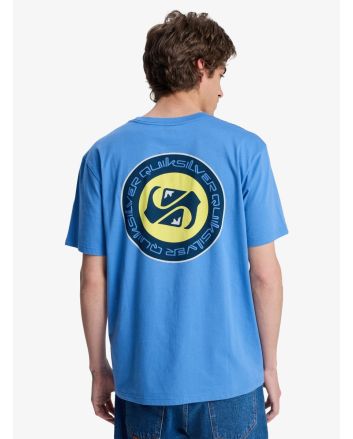 Hombre con Quiksilver camiseta EV Duality azul Riviera