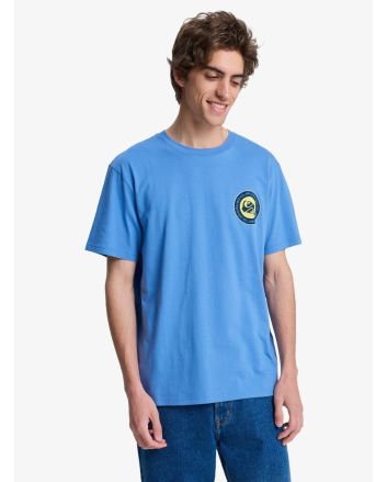 Hombre con Quiksilver camiseta EV Duality azul Riviera