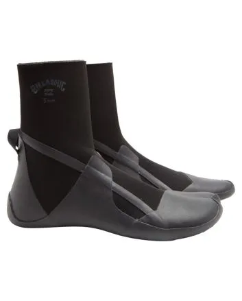 Botas de surf con punta dividida Billabong Absolute 5mm negras